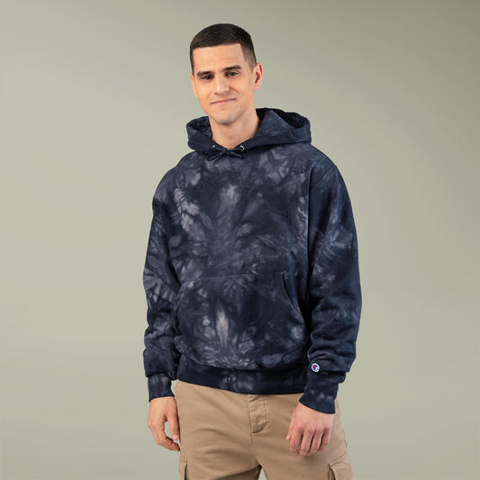 Unisex Champion Tie-Dye Hoodie (Embroidery) - Main Image
