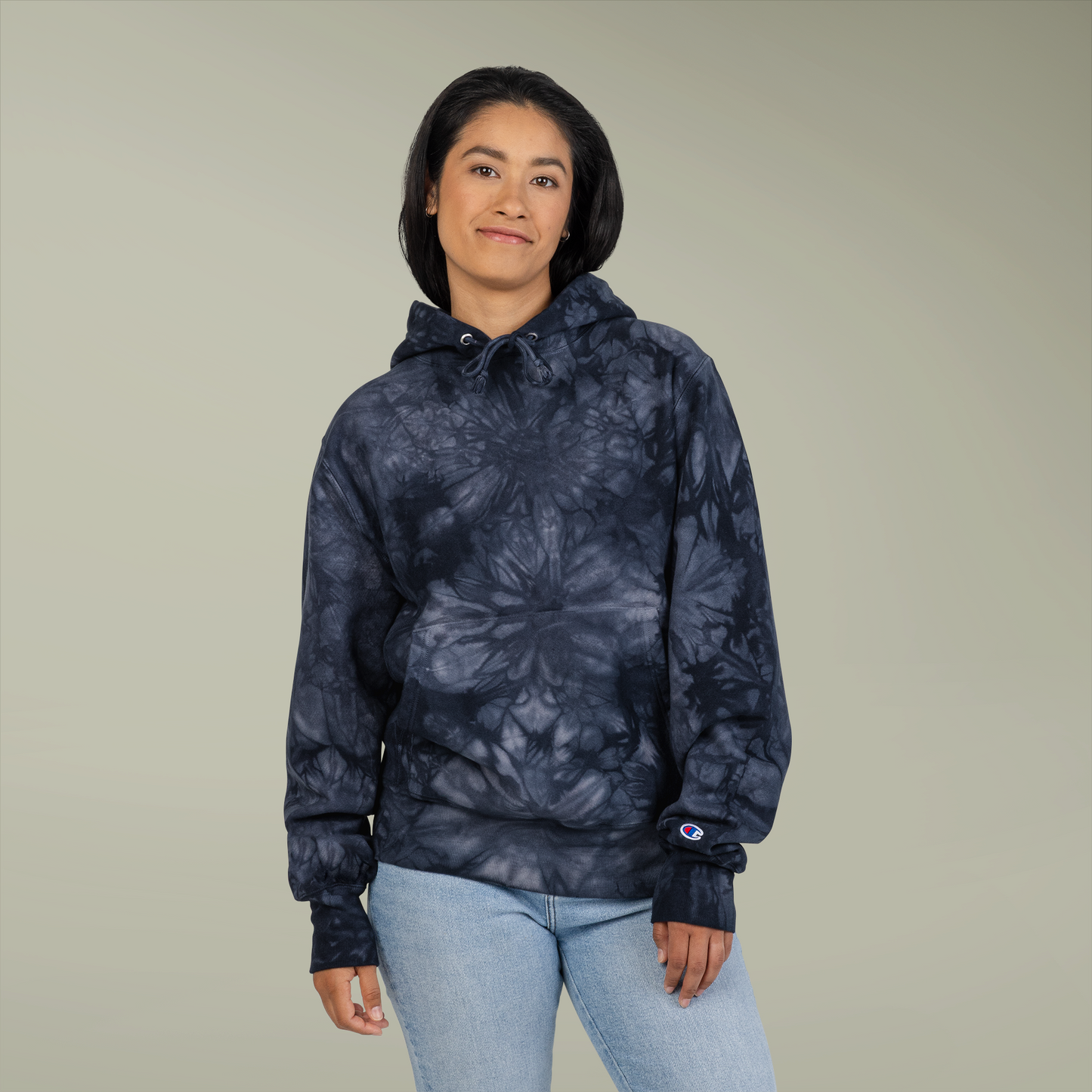 Unisex Champion Tie-Dye Hoodie (Embroidery) - Thumbnail Image