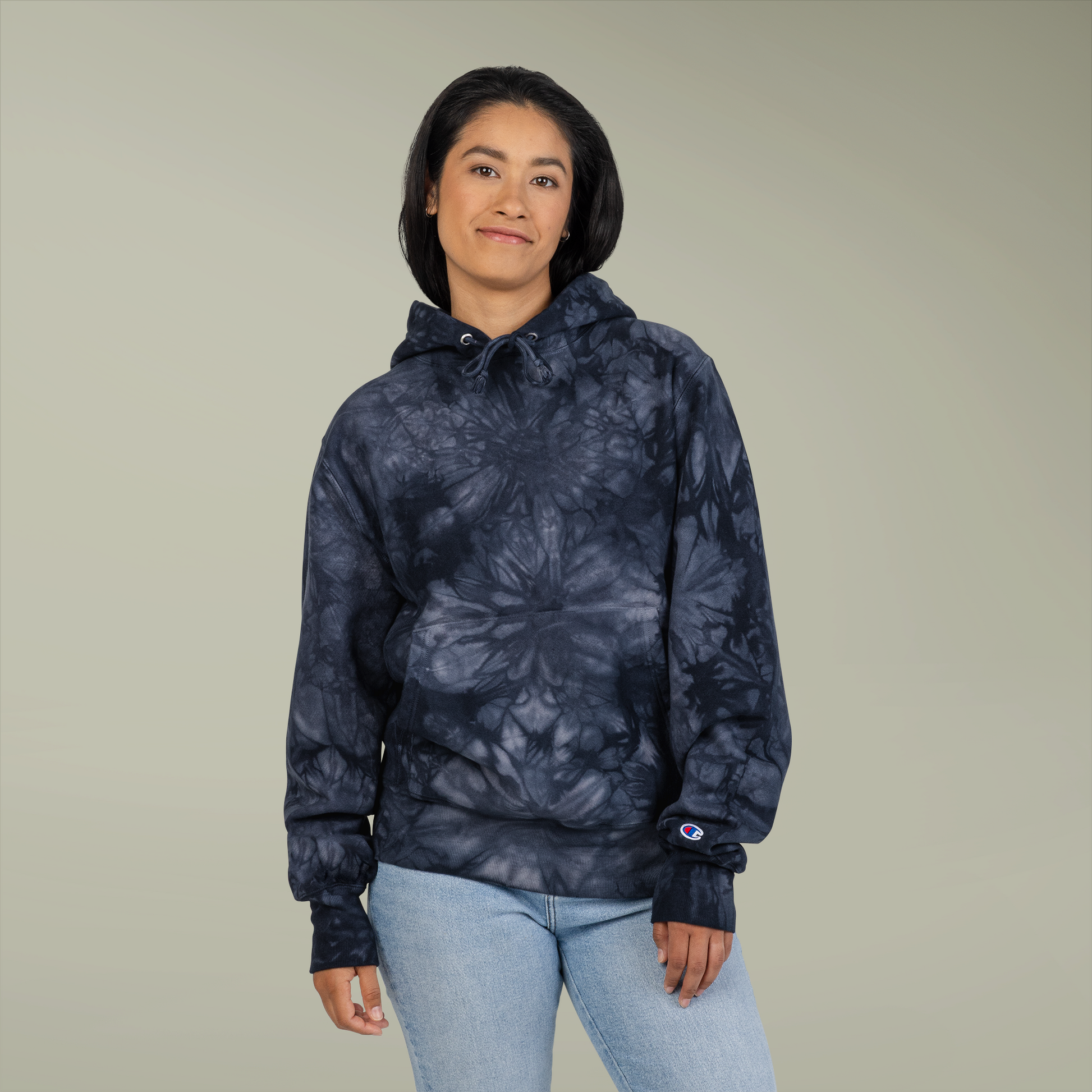 Unisex Champion Tie-Dye Hoodie (Embroidery) - Thumbnail Image