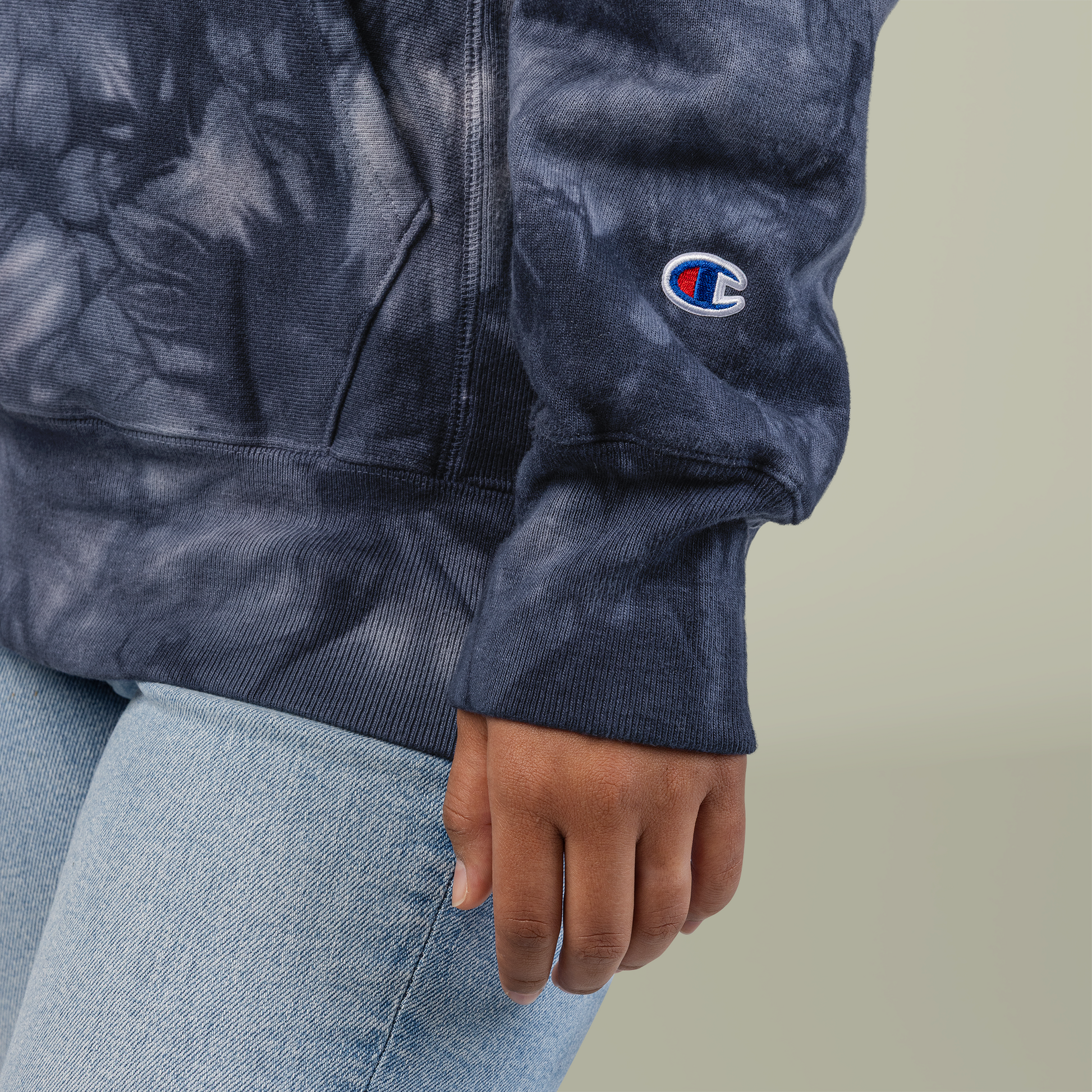 Unisex Champion Tie-Dye Hoodie (Embroidery) - Thumbnail Image